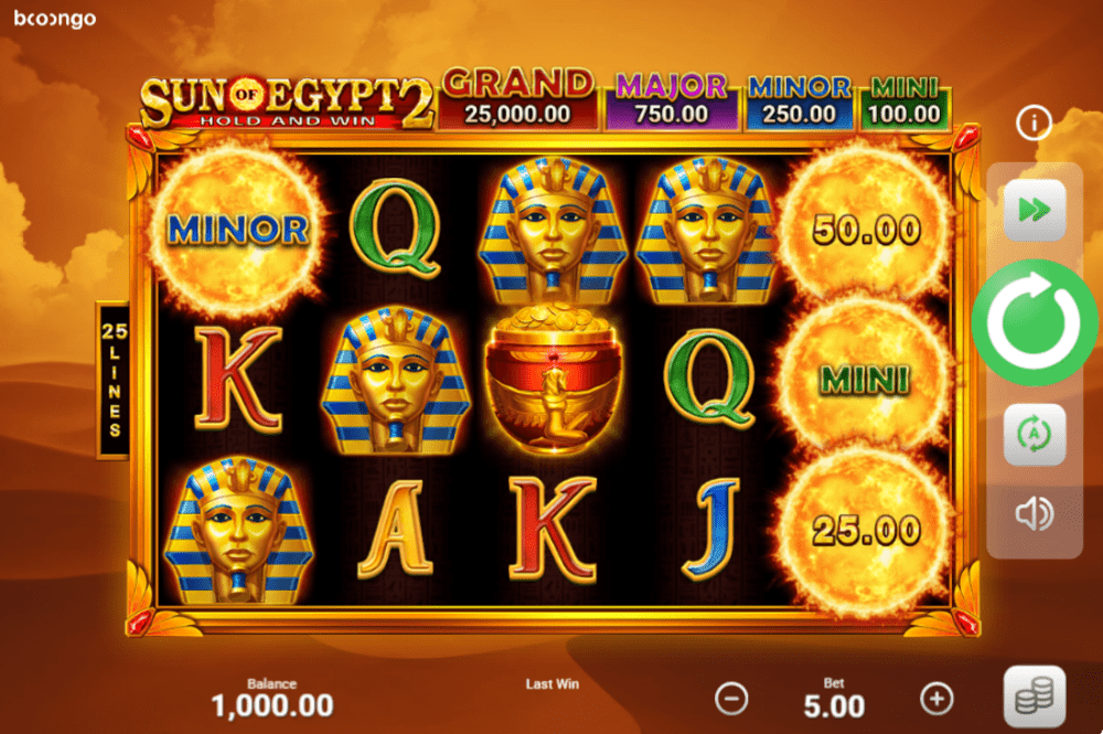 Sun Of Egypt 2: Тегін немесе нақты ақшаға ойнаңыз